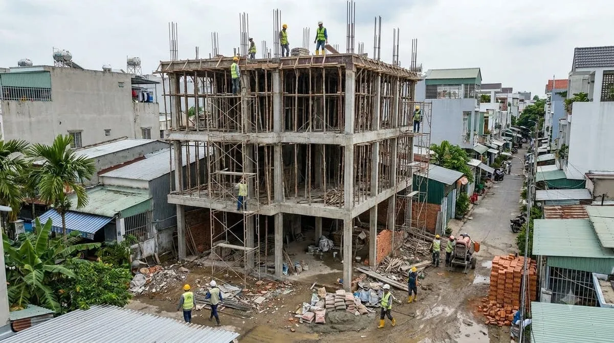 Chi phí xây nhà 5 tầng trọn gói tại Đà Nẵng: bảng giá chi tiết