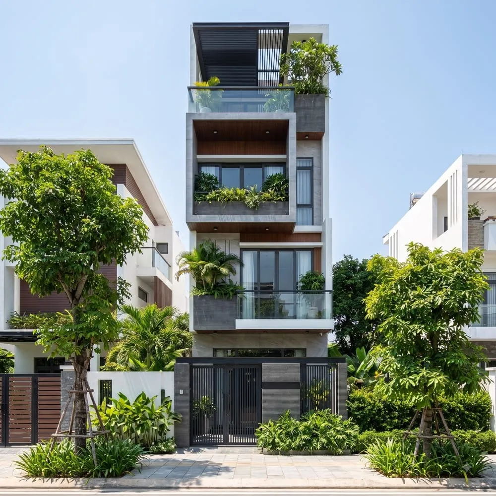 Nhà phố 4 tầng hiện đại — Thanh Khê