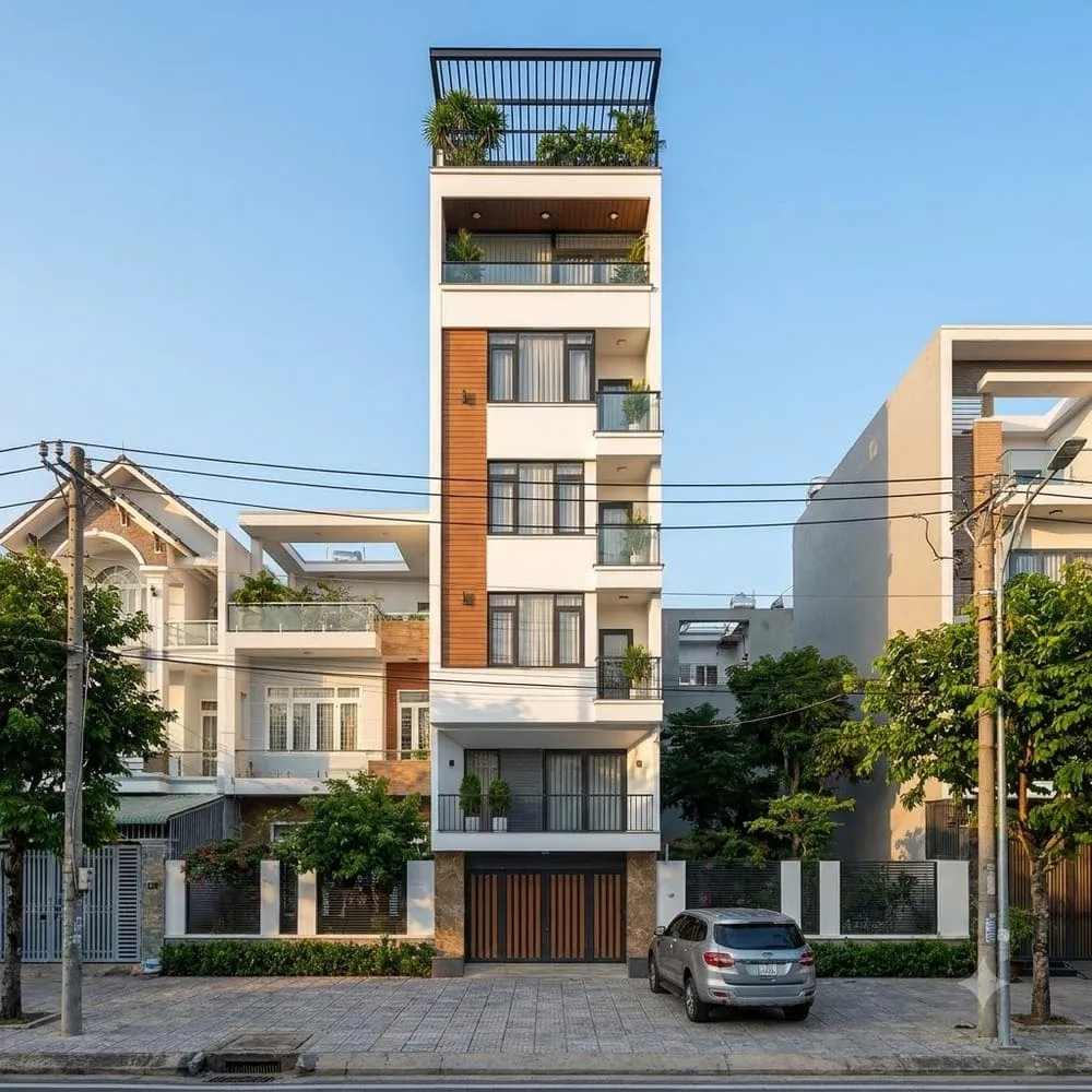 Nhà phố 6 tầng — Cẩm Lệ