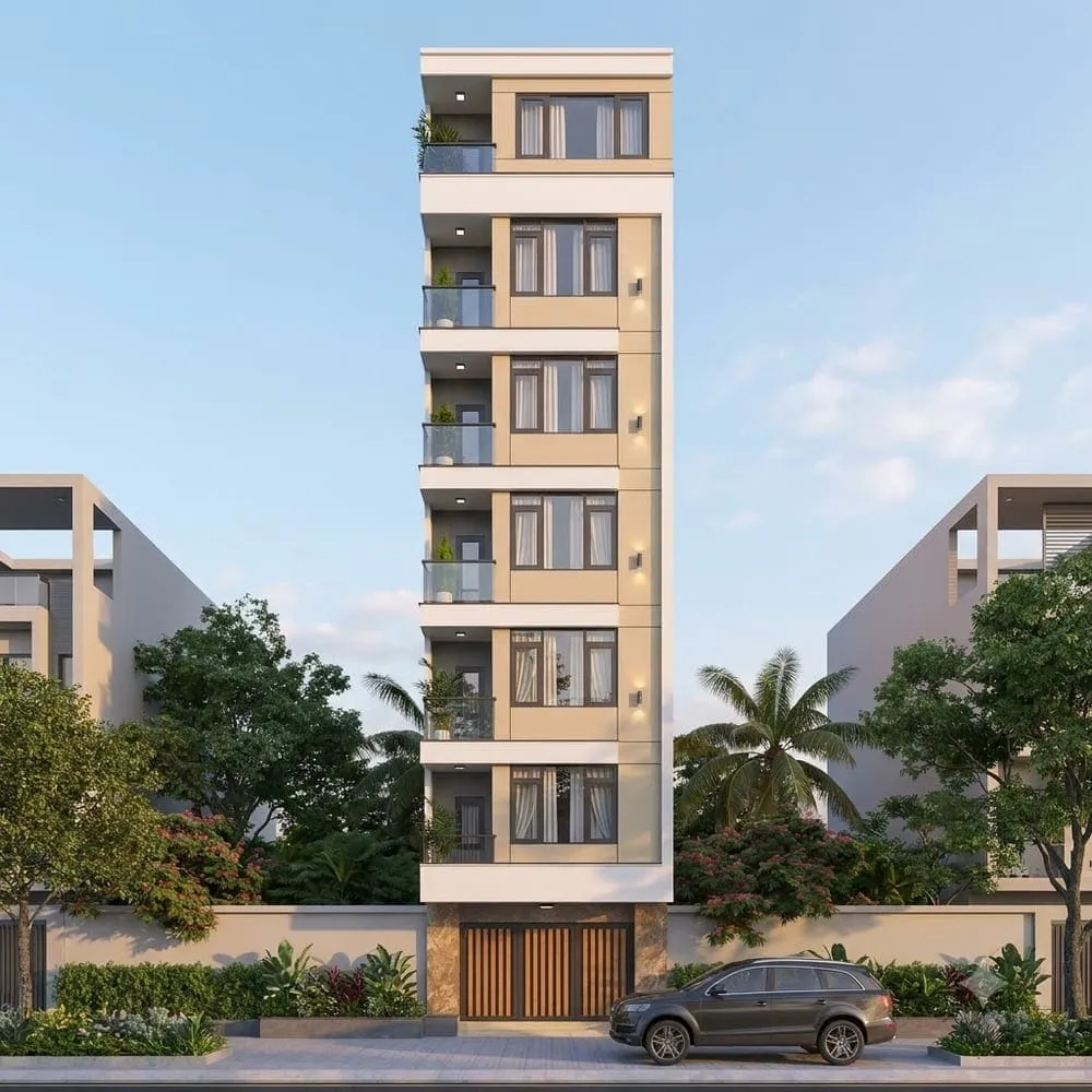 Nhà phố 7 tầng cho thuê phòng — Ngũ Hành Sơn